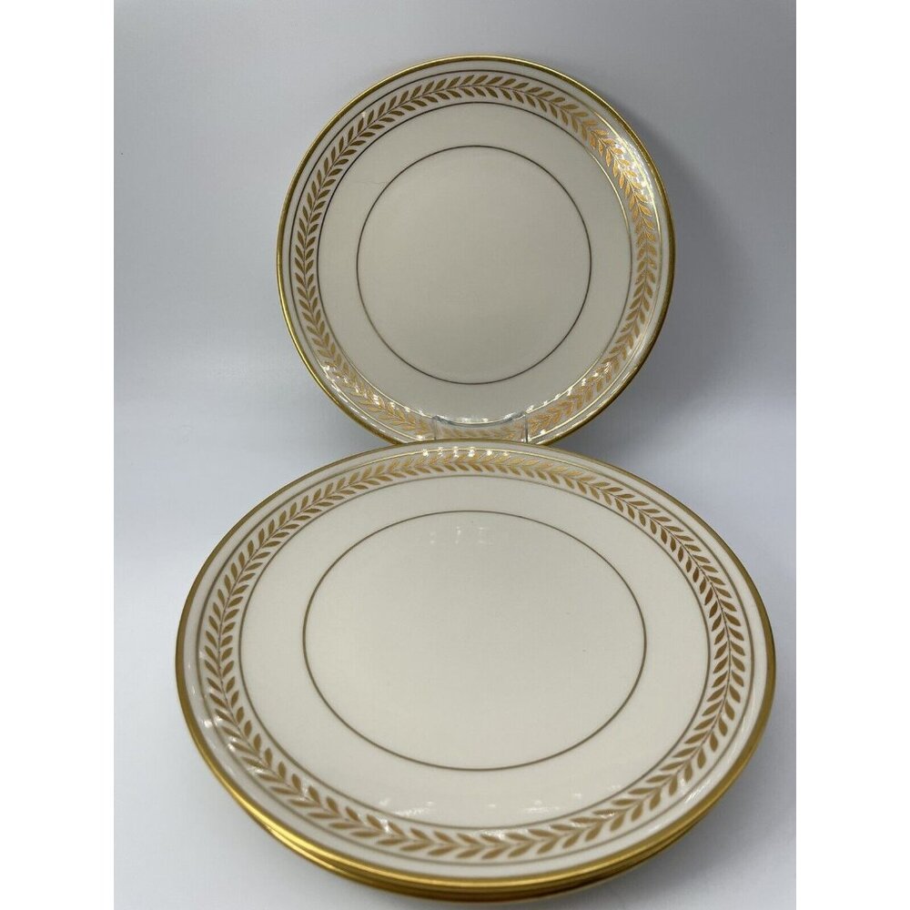 (3) Lamberton Ivory “Josephine” China Made in USA Bread Plates